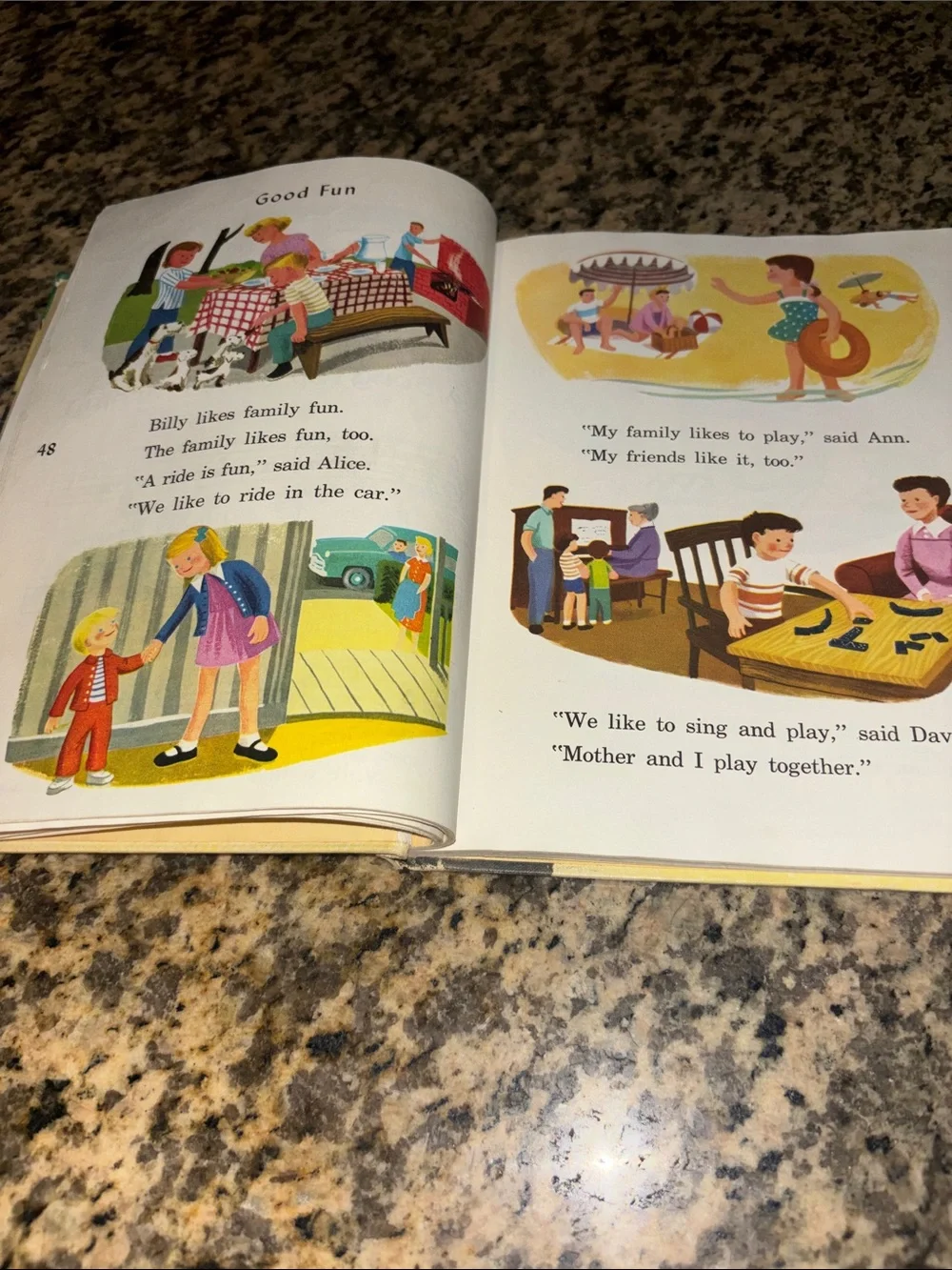 Billy's Friends Kids Story Book - Yellow Cover